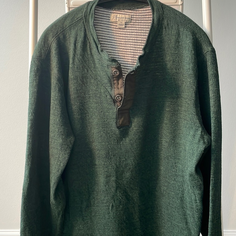 Jcrew Henley. Size Medium